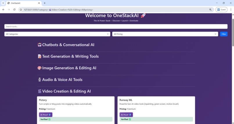 OneStackAI 2.0 – screenshot 4