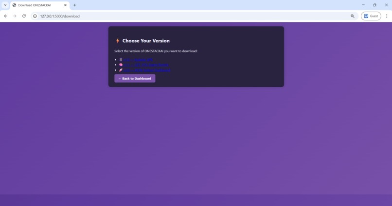 OneStackAI 2.0 – screenshot 5