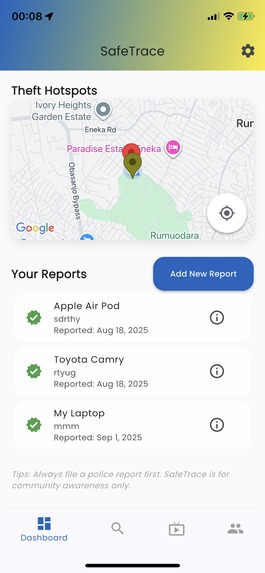 SafeTrace – screenshot 4