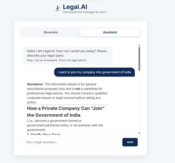 Legal.ai – screenshot 2