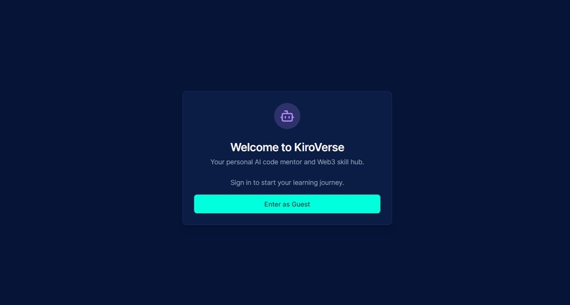 SkillVerse: AI Mentorship & Blockchain Credentials for Devs – screenshot 1
