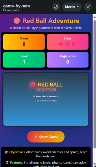 Red Ball Adventure – screenshot 2