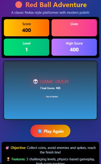 Red Ball Adventure – screenshot 4