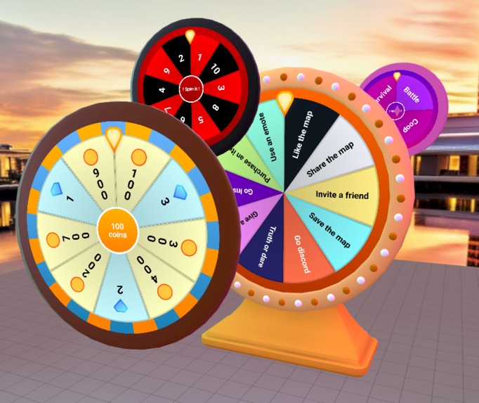Spin Wheel Customizable for Meta Horizon Worlds – screenshot 1