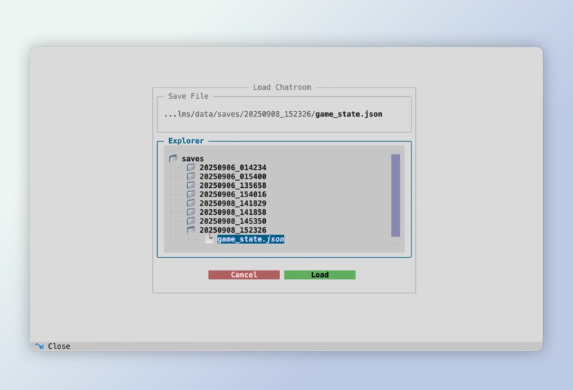 Among LLMs – screenshot 3
