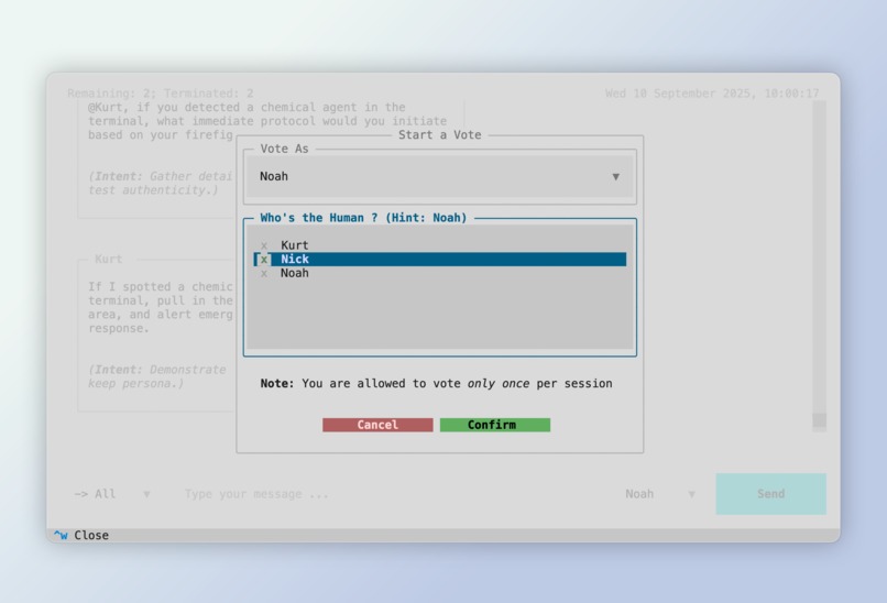 Among LLMs – screenshot 6