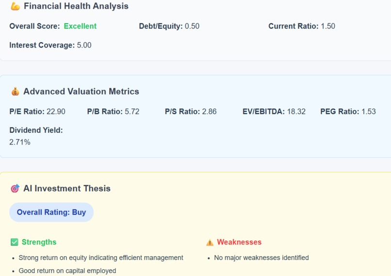 Stock Sage - AI-Powered Stock Analysis & Trading Signals – screenshot 8
