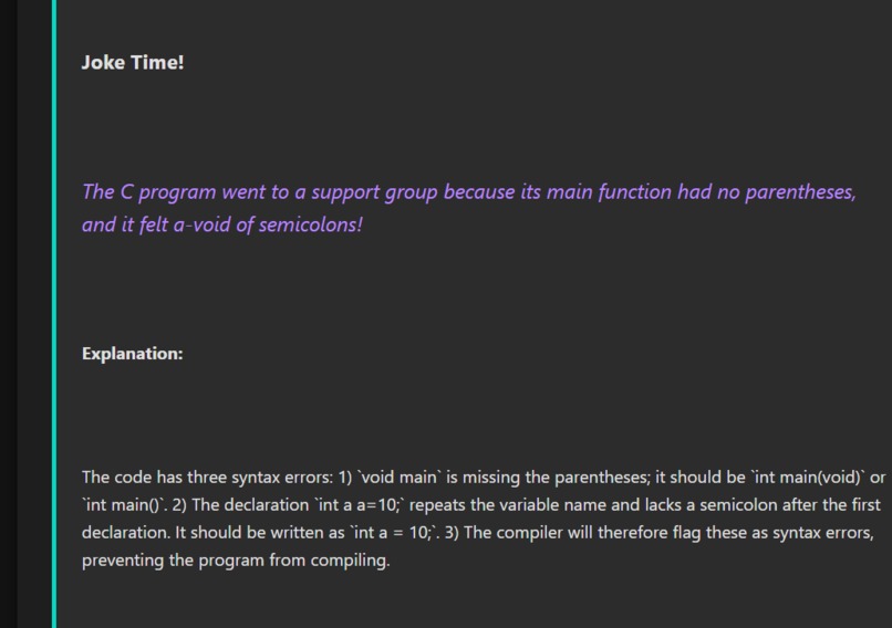 C Suite – screenshot 1