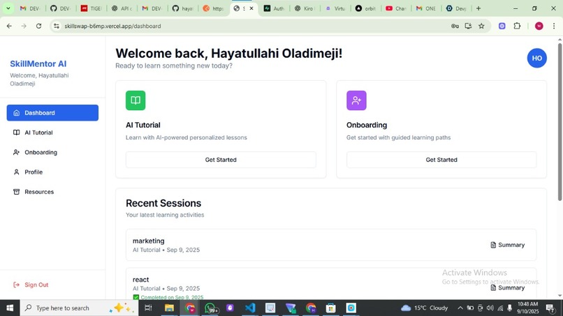 SkillMentor AI – screenshot 1