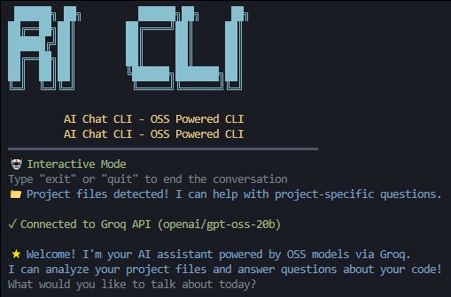 ai-cli-oss – screenshot 1