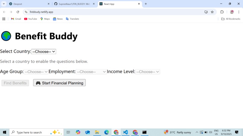 FIN_BUDDY – screenshot 1