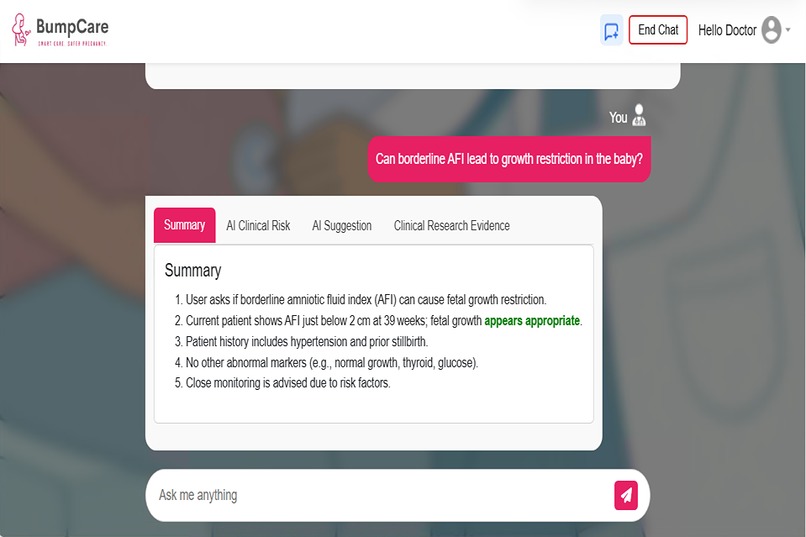 BumpCare AI | Faster Reviews, Smarter Care, Safer Pregnancy – screenshot 8