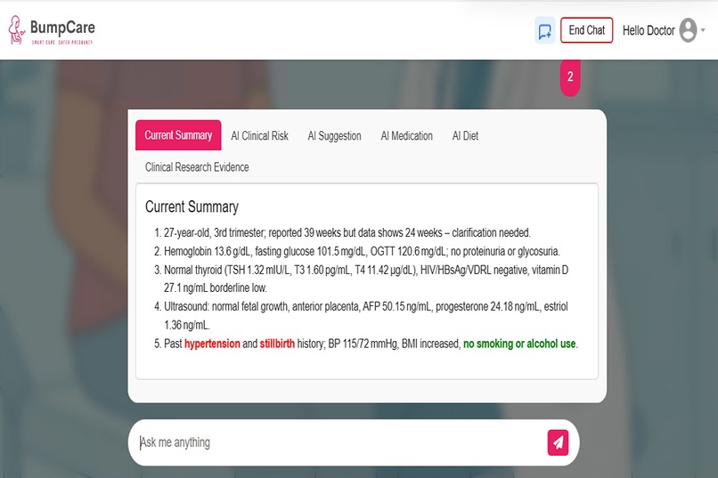 BumpCare AI | Faster Reviews, Smarter Care, Safer Pregnancy – screenshot 6