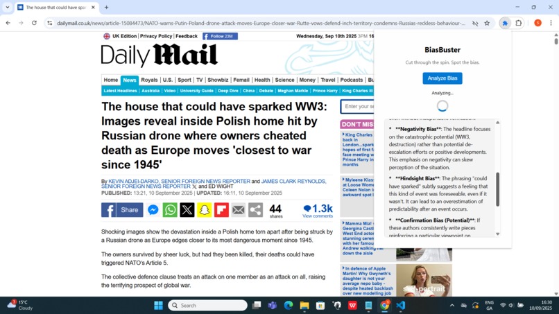 BiasBuster - Cut through the spin. Spot the bias. – screenshot 1