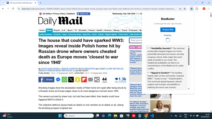 BiasBuster - Cut through the spin. Spot the bias. – screenshot 2