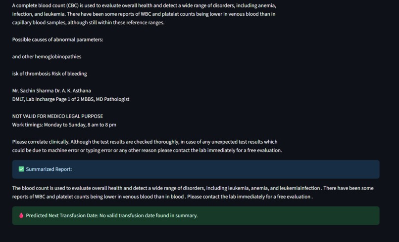 TransfuSense – screenshot 3