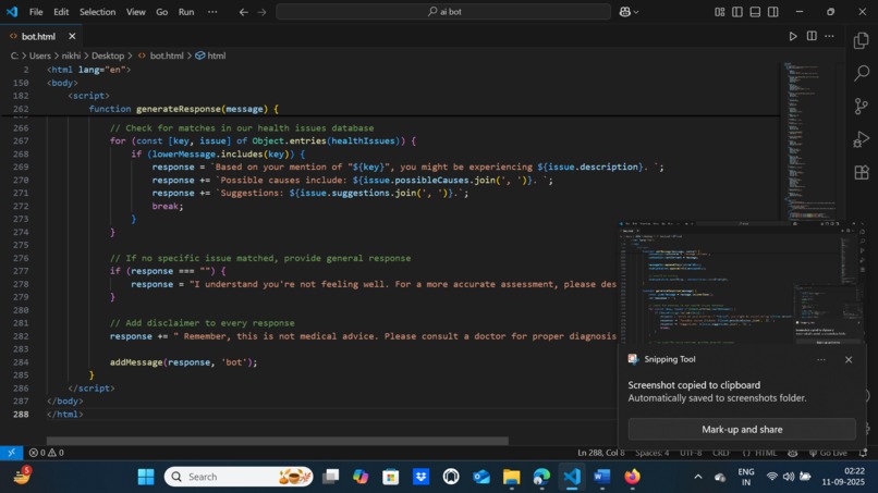 Al-Driven Public Health Chatbot for Disease Awareness – screenshot 7
