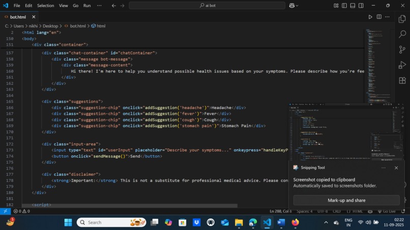 Al-Driven Public Health Chatbot for Disease Awareness – screenshot 10
