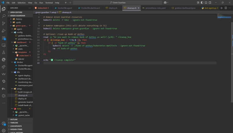  "Green Guardian" — Microservice-Level Energy Auditor – screenshot 7