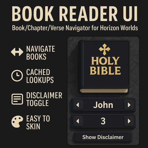 Holy Book UI – screenshot 1