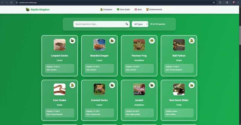 ReptileRocks – screenshot 2