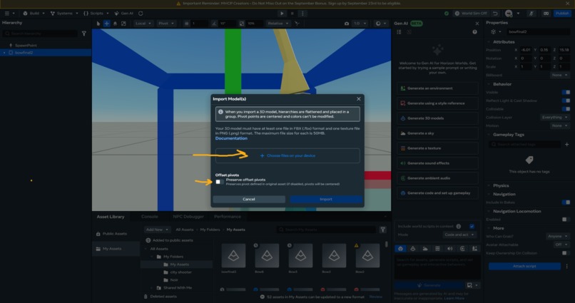 Make trimesh worlds in VR – screenshot 5