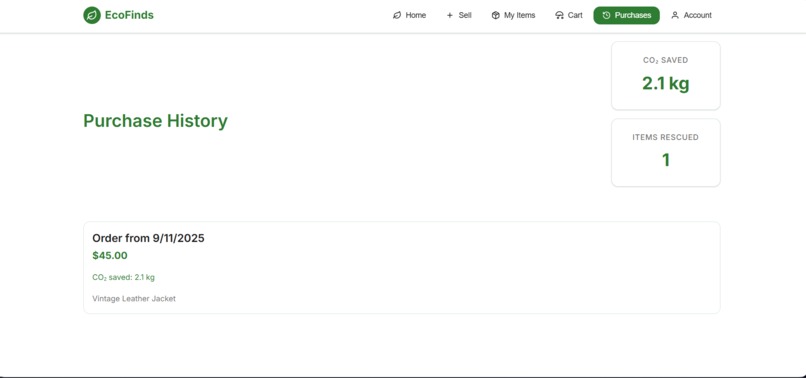 EcoFinds – Sustainable Second-Hand Marketplace – screenshot 8
