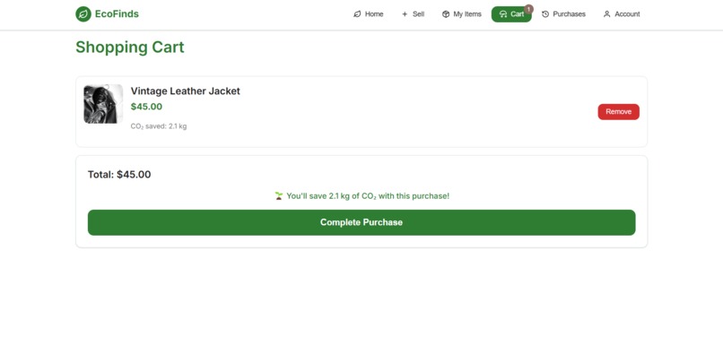 EcoFinds – Sustainable Second-Hand Marketplace – screenshot 7