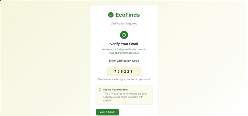 EcoFinds – Sustainable Second-Hand Marketplace – screenshot 3