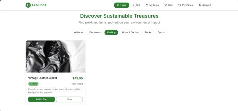 EcoFinds – Sustainable Second-Hand Marketplace – screenshot 6