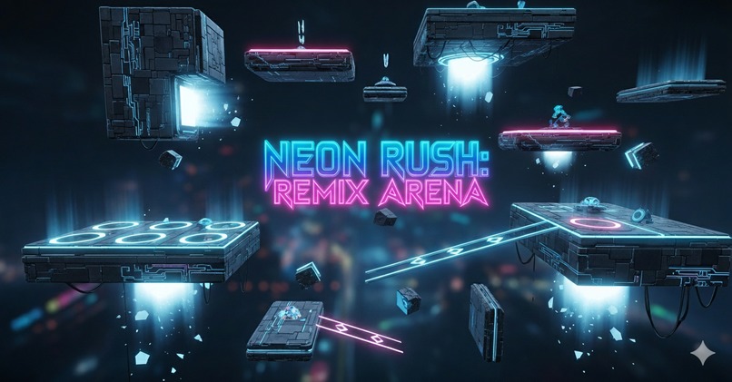 Neon Rush: Remix Arena – screenshot 1