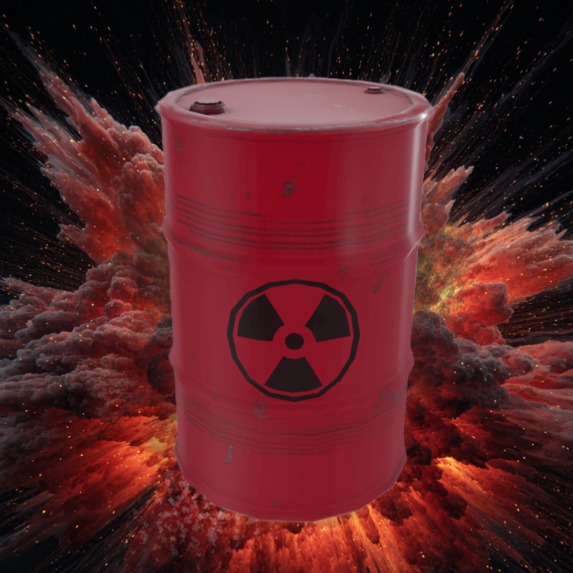 Exploding Red Barrel – screenshot 1