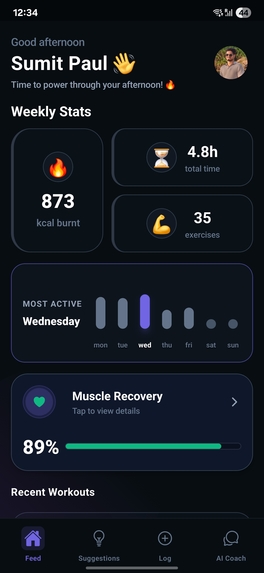Train - AI Workout Companion – screenshot 6
