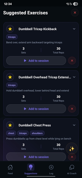 Train - AI Workout Companion – screenshot 9