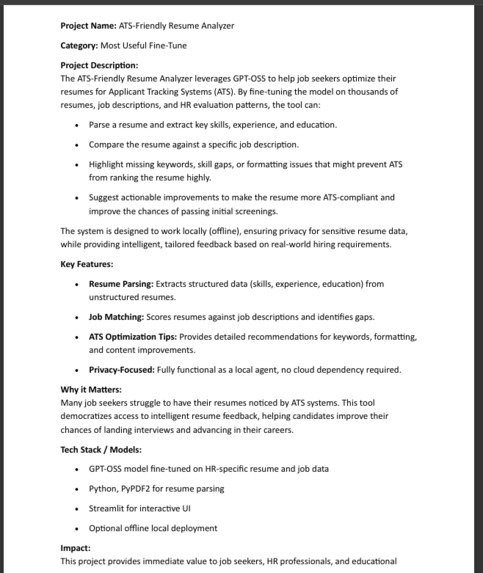 ATS-Friendly Resume Analyzer  – screenshot 1