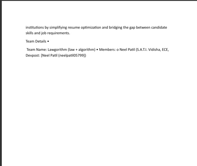 ATS-Friendly Resume Analyzer  – screenshot 2