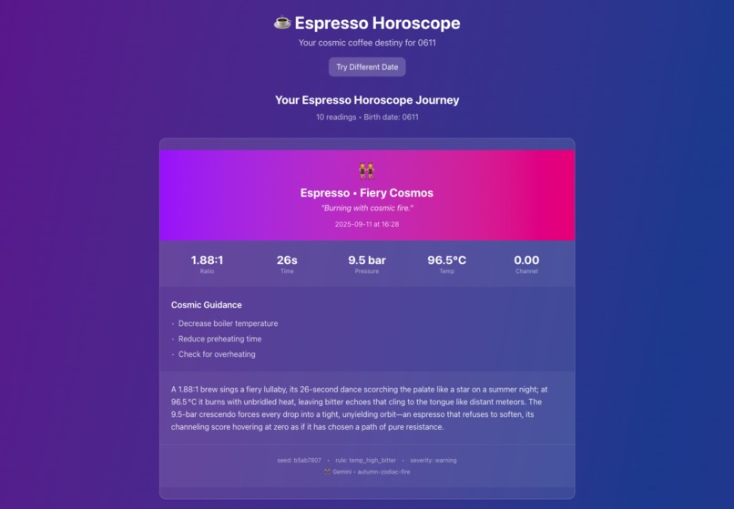 Espresso Horoscope MCP – screenshot 6