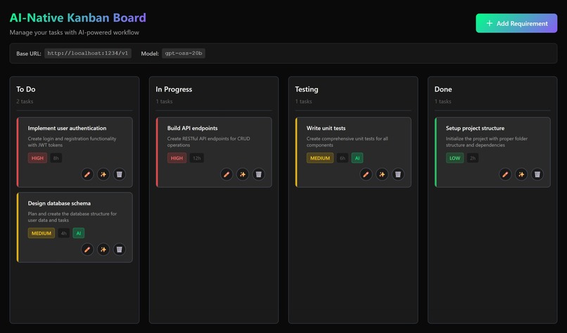 Neon-Kanban – screenshot 1