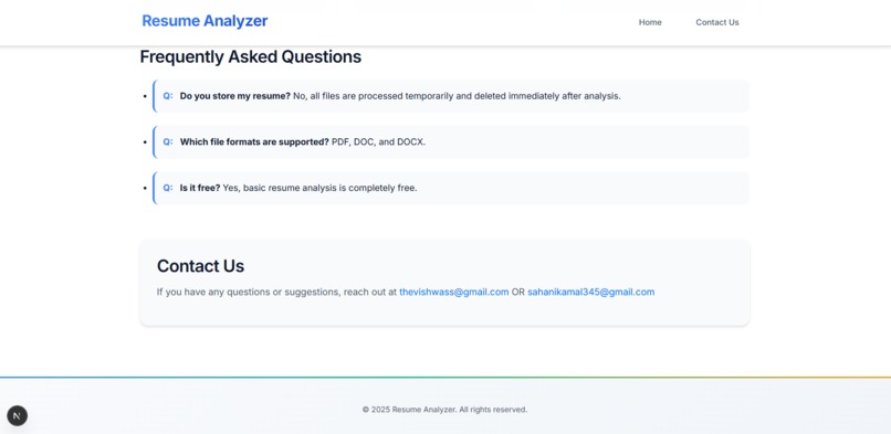 Resume Analyzer – screenshot 4