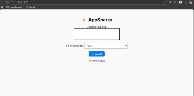 AppSparks – screenshot 1