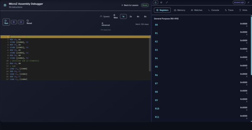 MicroZ Lab – screenshot 1