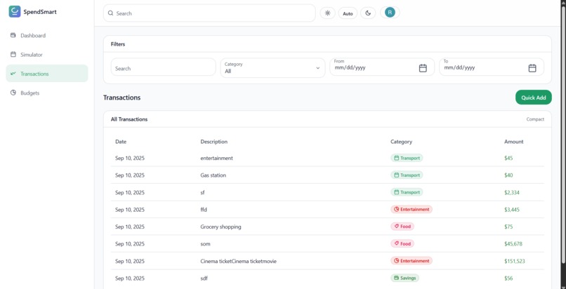SpendSmart – screenshot 3