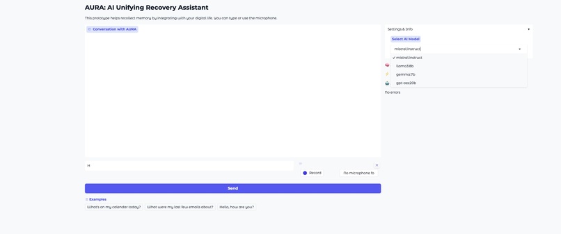 AURA – screenshot 2