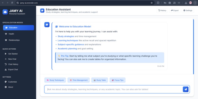 JAMY AI – screenshot 1