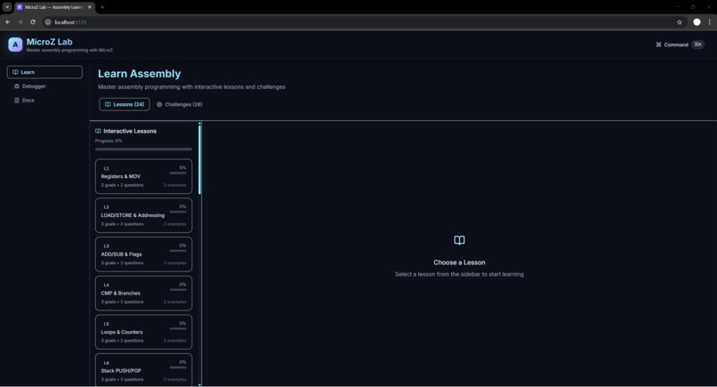 MicroZ Lab – screenshot 2