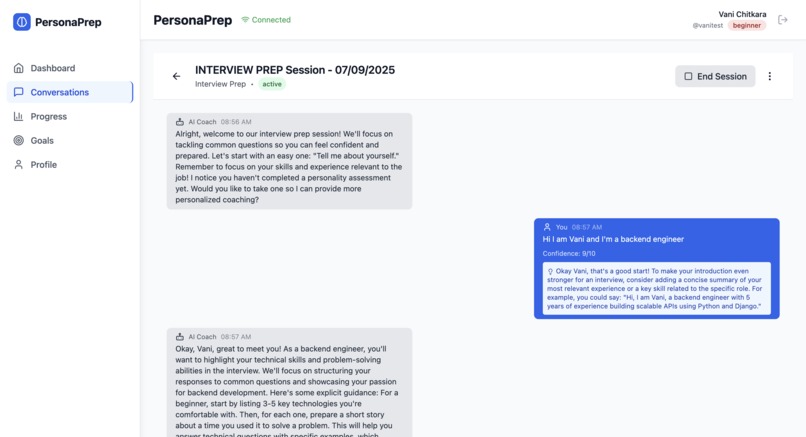 PersonaPrep – screenshot 3