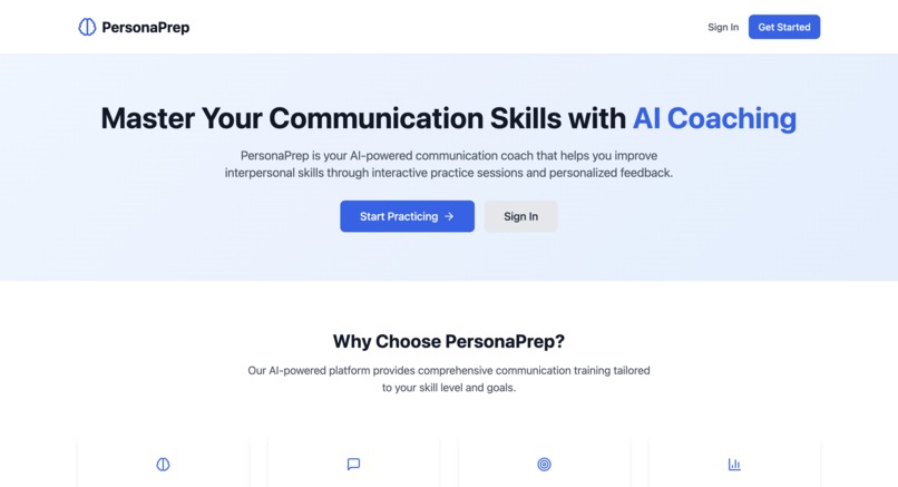 PersonaPrep – screenshot 1