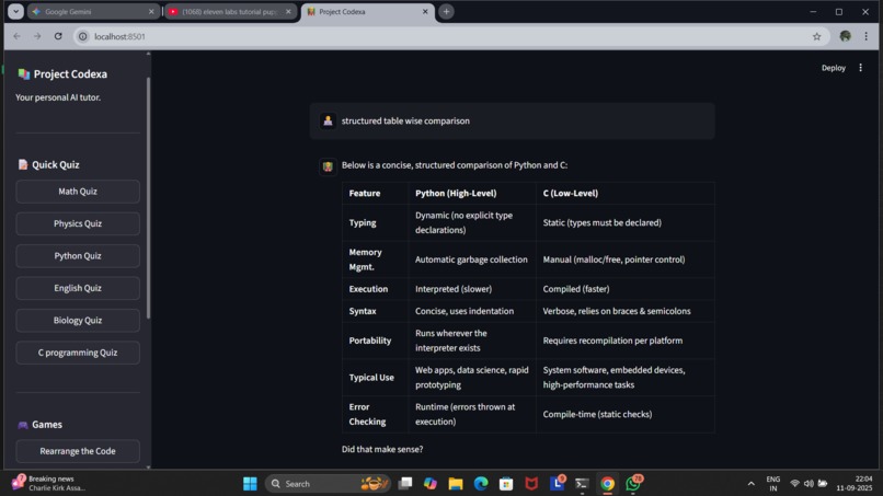 Project Codexa – screenshot 5