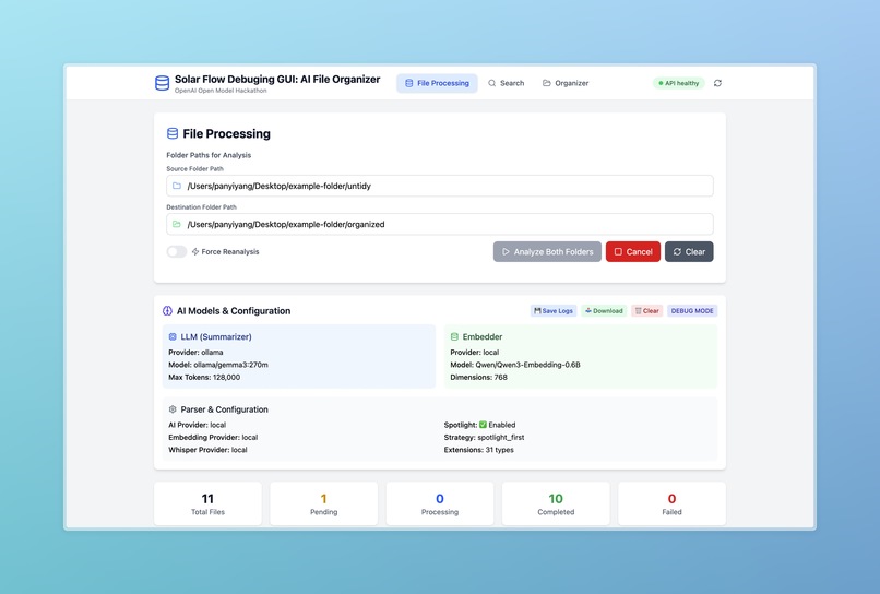 Solar Flow -- A file organization master – screenshot 1