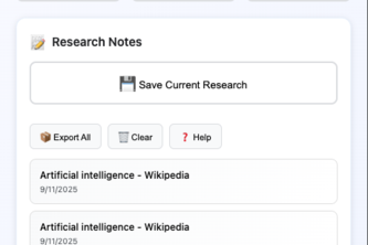 Smart Research Assistant